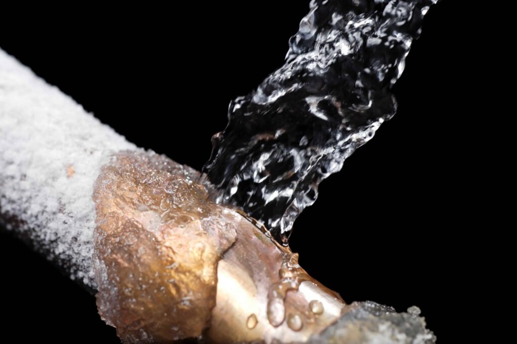 Monitoring for Signs of Burst Pipes: